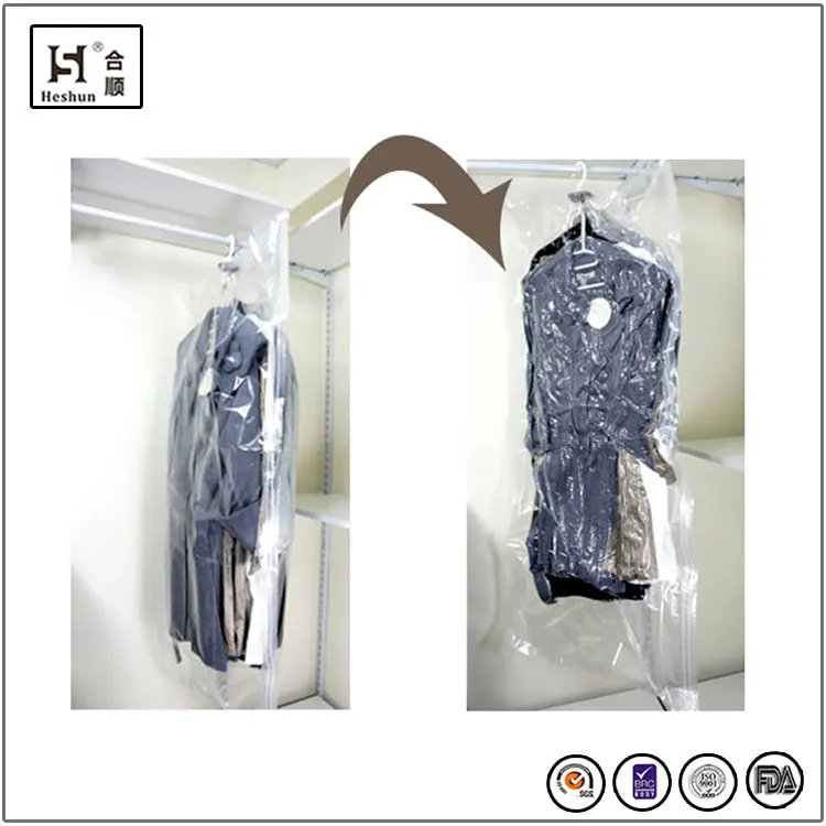 
Manufacture Plastic Space Saver Bag Vacuum-Seal Cube-Shaped Storage Bag 
