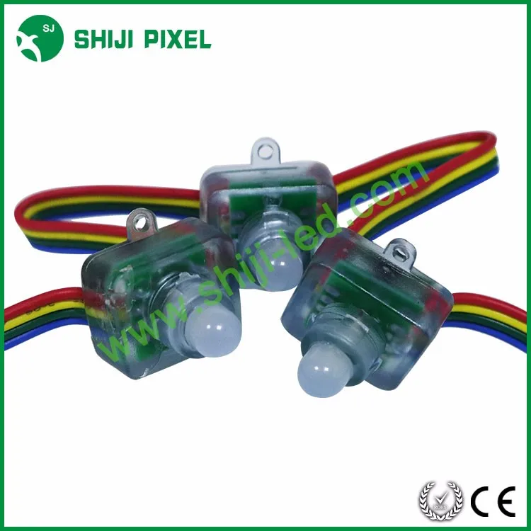 12mm flat digital led pixel string dmx ucs1903 ws2811 mini flat 5V addressable programmable led pixel string light