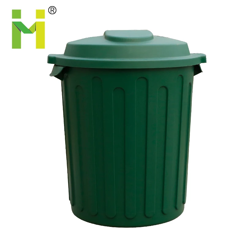 60 Liter 15 Gallon Round Plastic Bin Recycle Bin