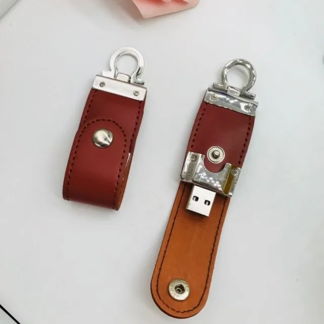Новые товары кожаный флэш-накопитель Usb 2 0 дешевый usb-накопитель с брелоком h