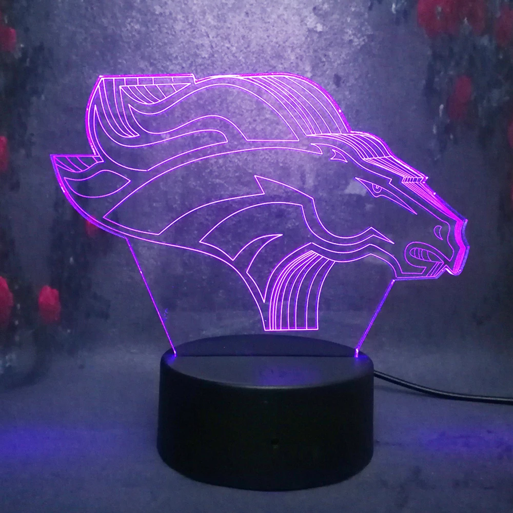 Новинка, верхняя одежда для детей с рисунком 7 видов цветов изменить 3D USB Светодиодная лампа Ngau Рог носорога головой игрушка ночник настольная лампа Touch визуальный Иллюзия подарки для детей декор