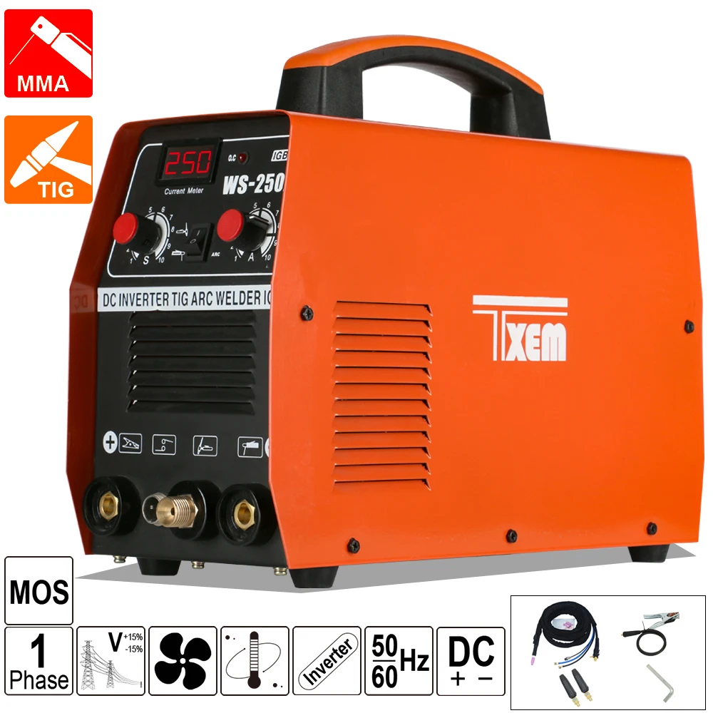 dc inverter mma welding machine zx7-180 tig 250amp
