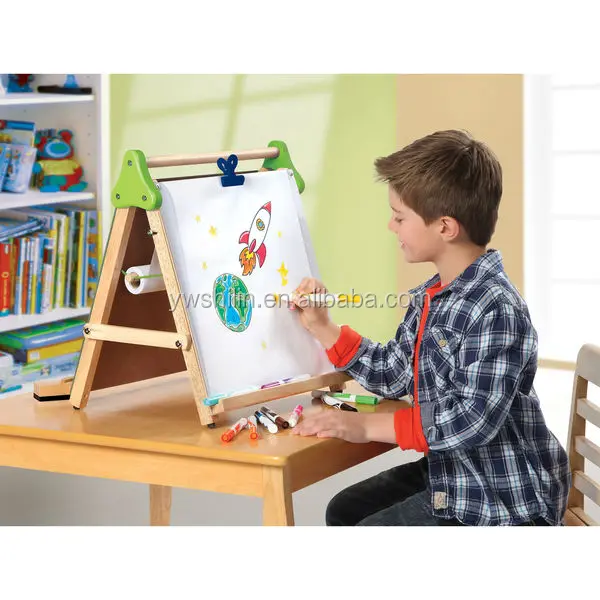 New design 100% handmade wooden portable drawing board for kids with FSC