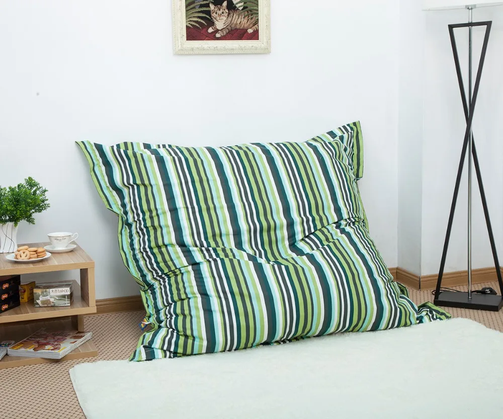 Outdoor Indoor Fire Retardant Lazy Sofa Bag Large Square Bean Bag