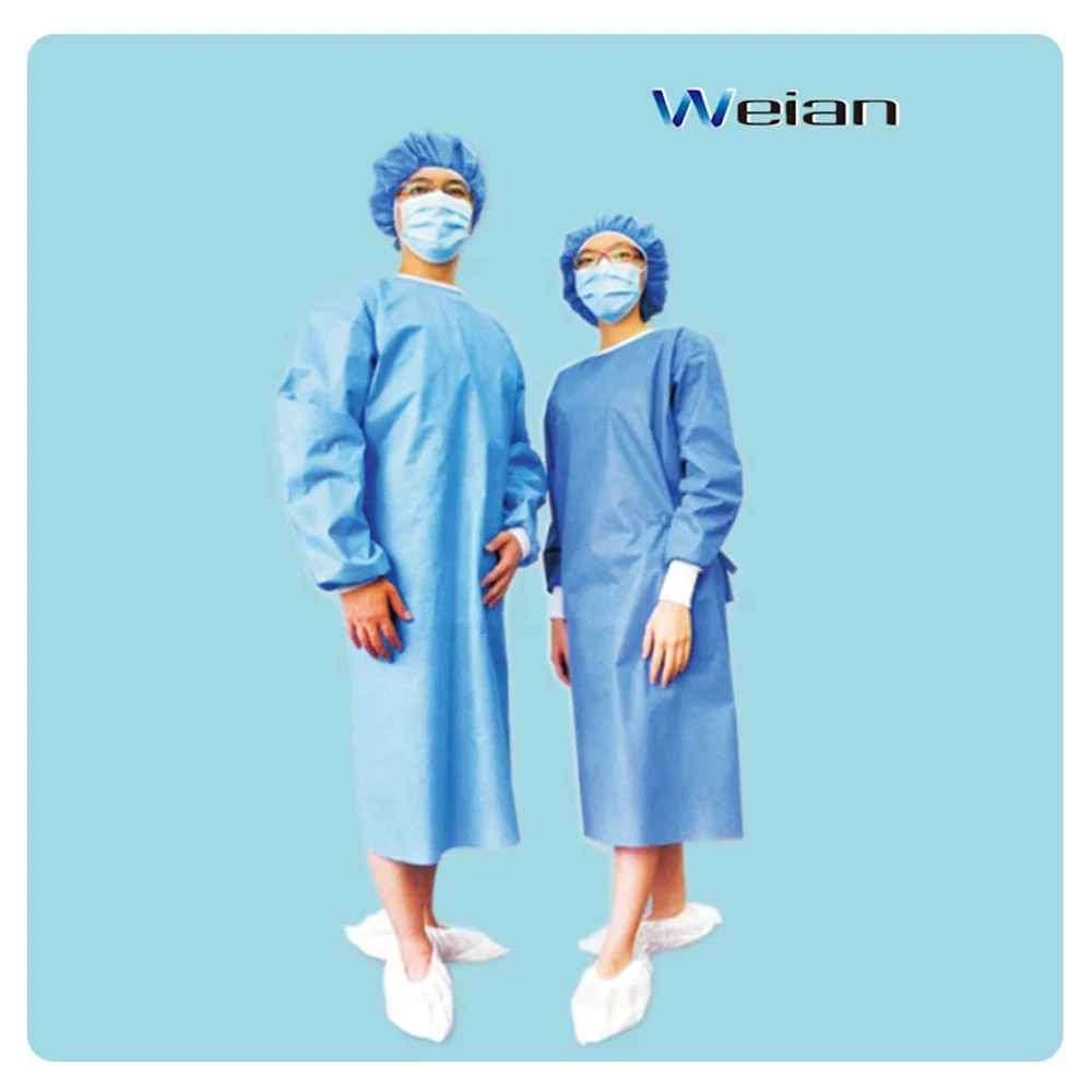 Одноразовый хирургический халат с теплоизоляцией