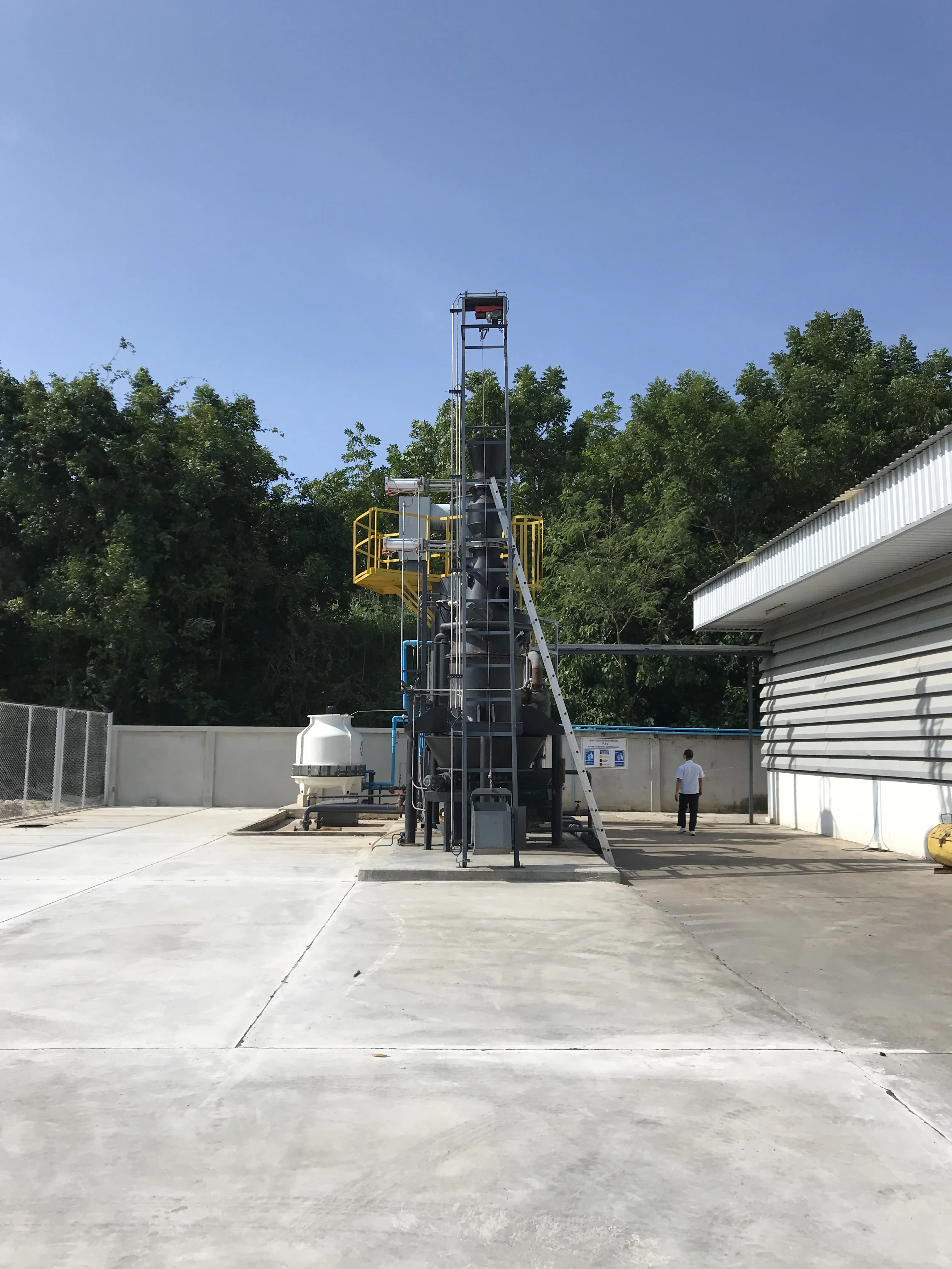 Rice straw power plant in India