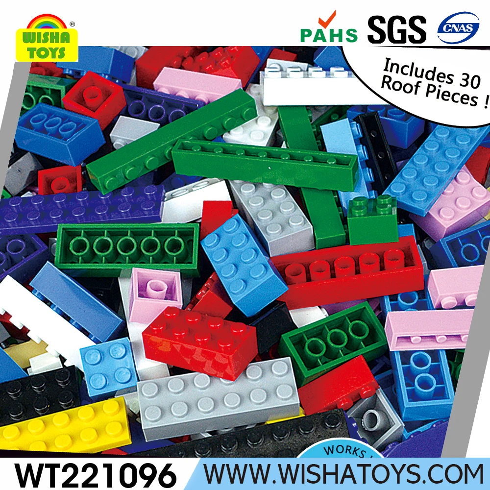 Plastic ABS bulk building bricks compatible with legos blocks base plate and building toys