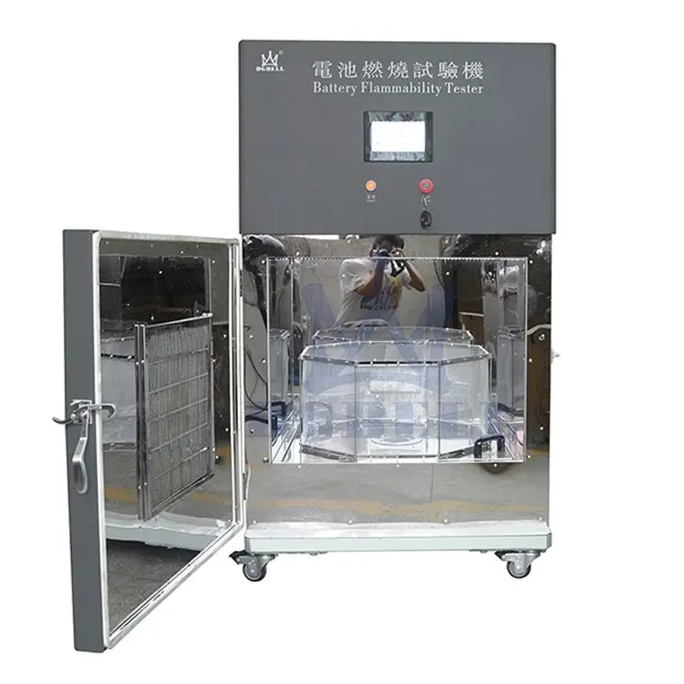High Temperature Battery flammability Fire Burning Test Machine