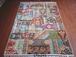 230 lines 170x240cm turkish oriental handmade silk persian chinese hand knotted rugs carpets patchwork design plain tufted hali