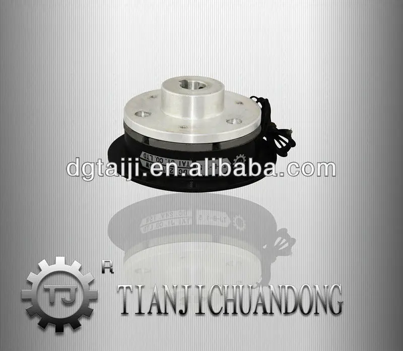 Tj-b2 дунгуань заводе сухой одного плиты тормозной/электромагнитным тормозом 24v с направляющей 0.6kg крутящий момент 5.5nm