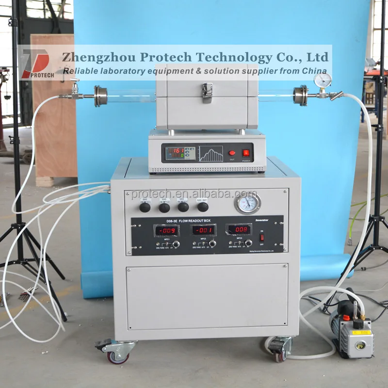 Heating Furnace Radiant Tube Horizontal High Temperature Vacuum Sintering Tube Furnace