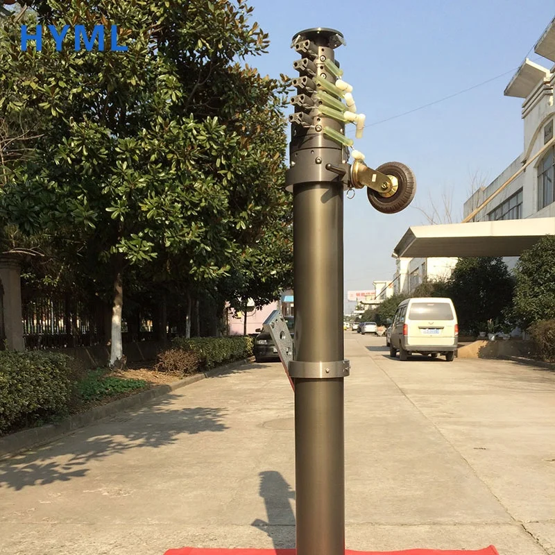 heavy duty vehicle mounted mobile telecommunication telescopic tower