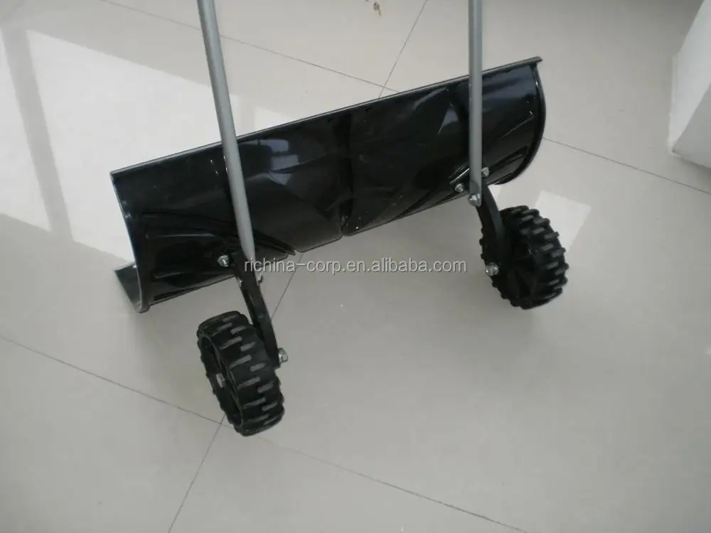 
Eronomic Steel Handle Plastic Snow Pusher Cleaning Shovel Scoop 