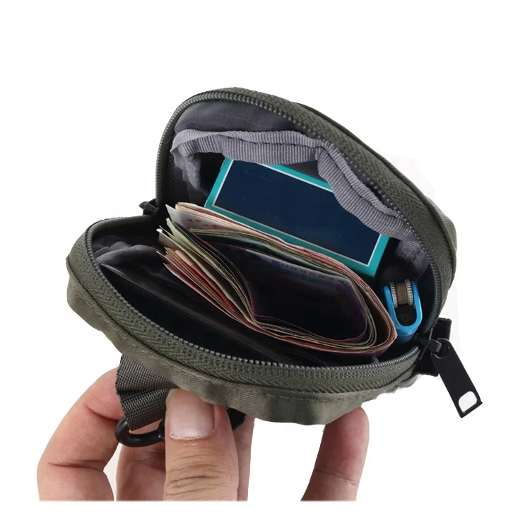 
nylon cute sport card pocket coin wallet bag holder for men or women 