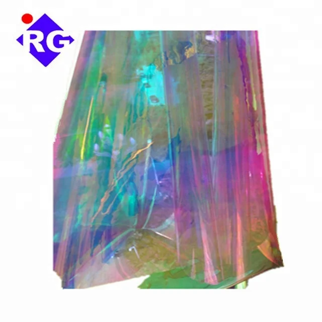 26 Micron PET Dichroic Rainbow Film Patict Colored Reflective Plastic Iridescent Film