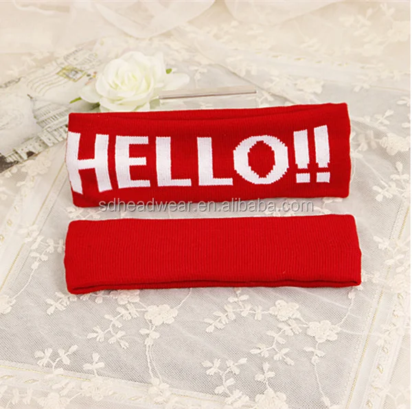 High quality custom made ski skatebroad fashion women men knitted headbands