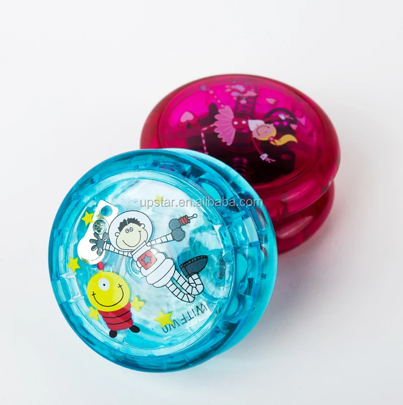 Promotional super clutch yoyo with led light easy for customised logo