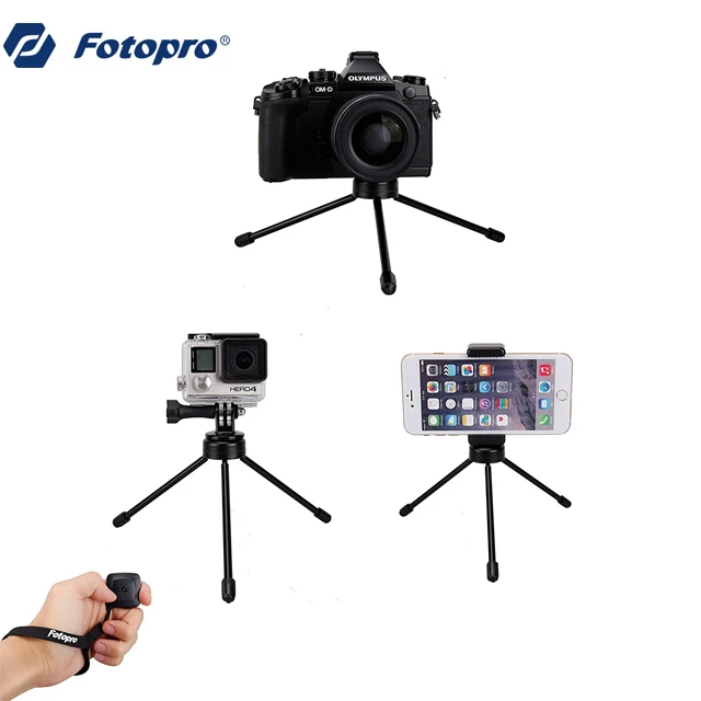 Fotopro Remote Control 2-in-1 Mini Selfie Stick Tripod for Phone GoPro Camera