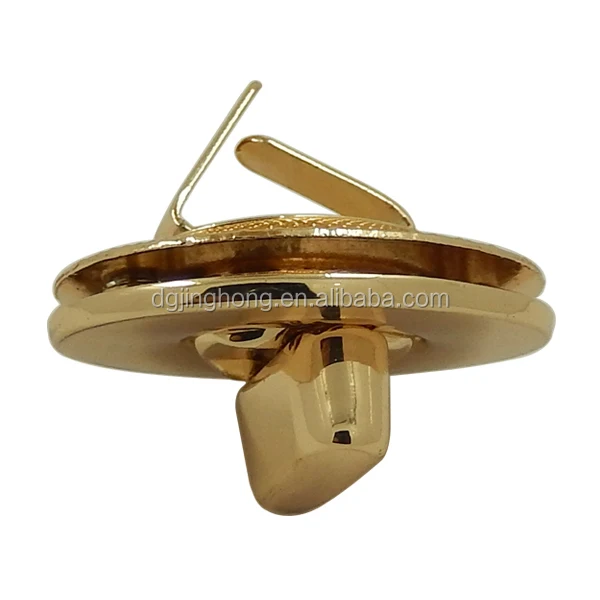 Oval Twist Bag Turn Accessories Buckle Hardware Metal Lock