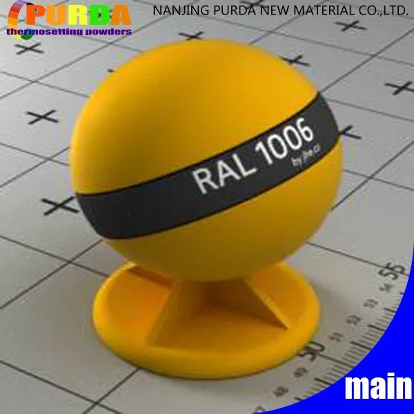 цвет ral 1006 эпоксидной полиэфирной электростатическое покрытие порошка