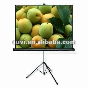 Tripod portable projector screen 72 inch 16:9 customizable size