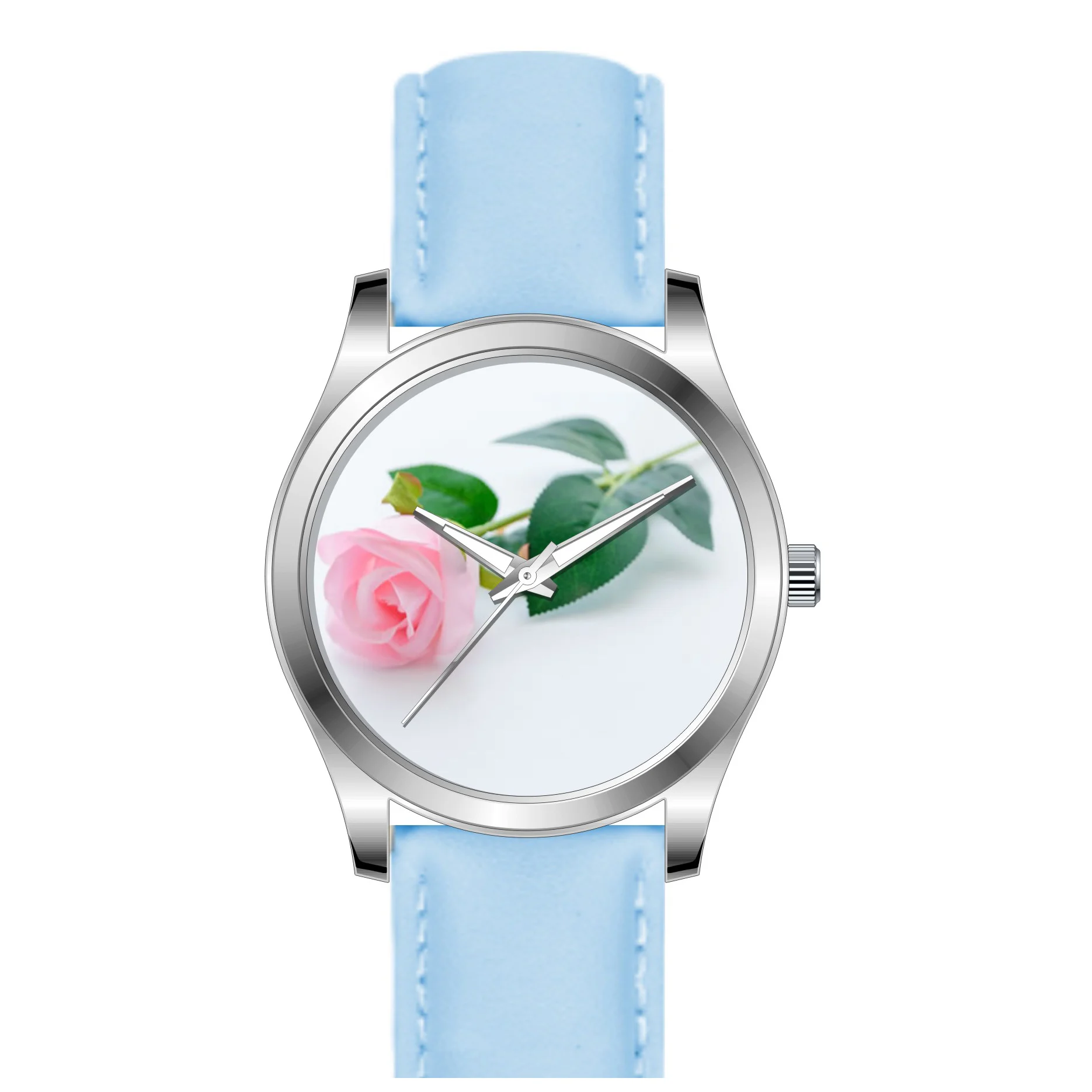 
2019 Color changing watch dial strap ion plating gold alloy wristwatch 