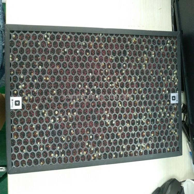 high efficiency black cardboard modified activated carbon air filter