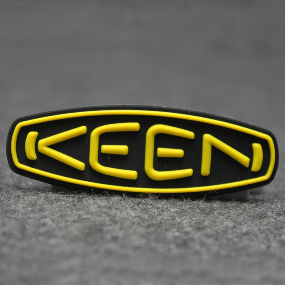 Factory directly custom silicone label branding logo rubber pvc patch 3d for clothing