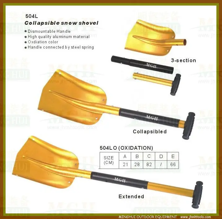 
Collapsible Aluminum Snow shovel light weight 