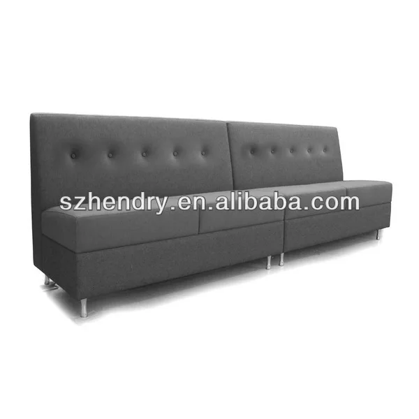 Living Room Furniture Sofa Dining Room High Quality Fashion Modern Sofa Hot Grey Fabric Sectional Booth Sofa Customize