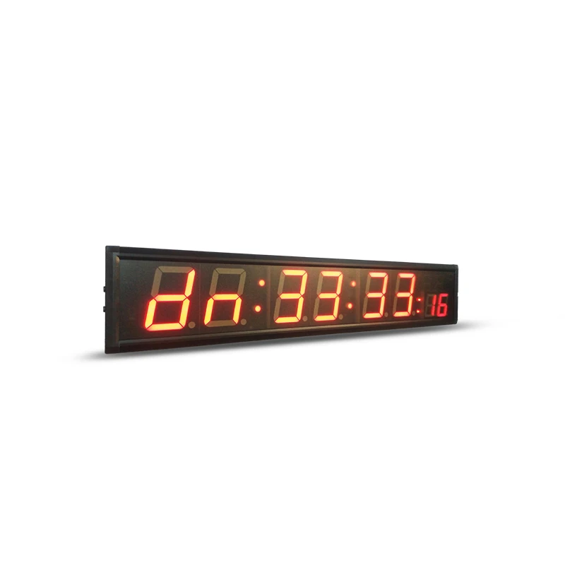 Digital wall clock with LED display portable gym timer LED digital timer clocks