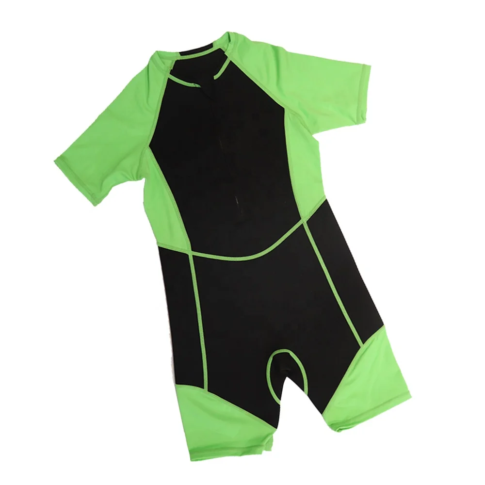 
 Воздухопроницаемый Быстросохнущий цветной устойчивый экологически чистый купальник для маленьких мальчиков и девочек детский купальник для серфинга  