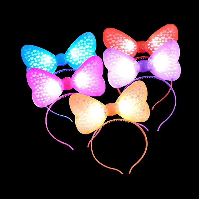 
2019 new arrival Party Hairband Flashing Bowknot LED Headband 