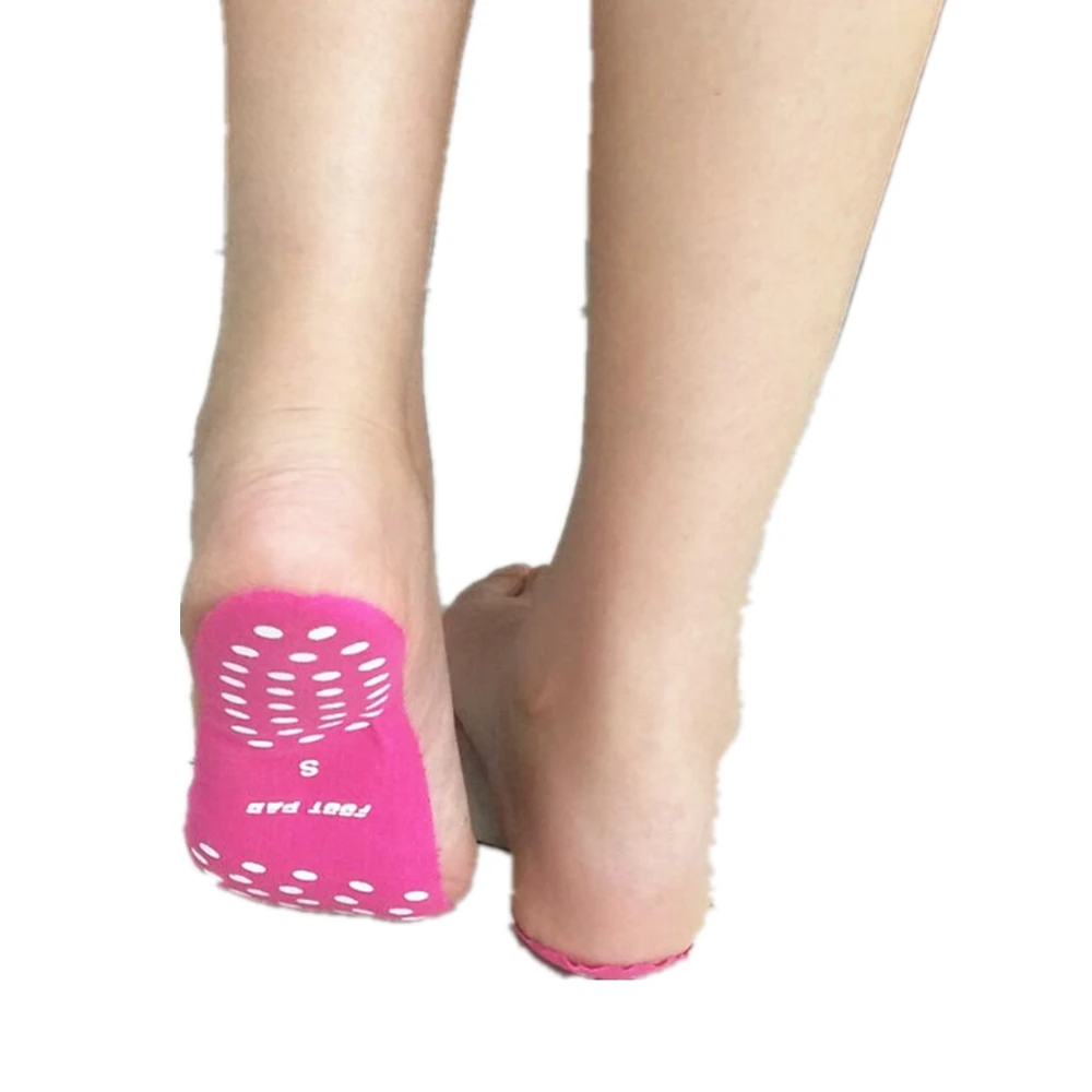 NC0084 Fabric Comfortable Anti Slip Barefoot Waterproof Adhesive Sticky Pad Insoles For Beach Plantillas adhesivas adhesivas imp