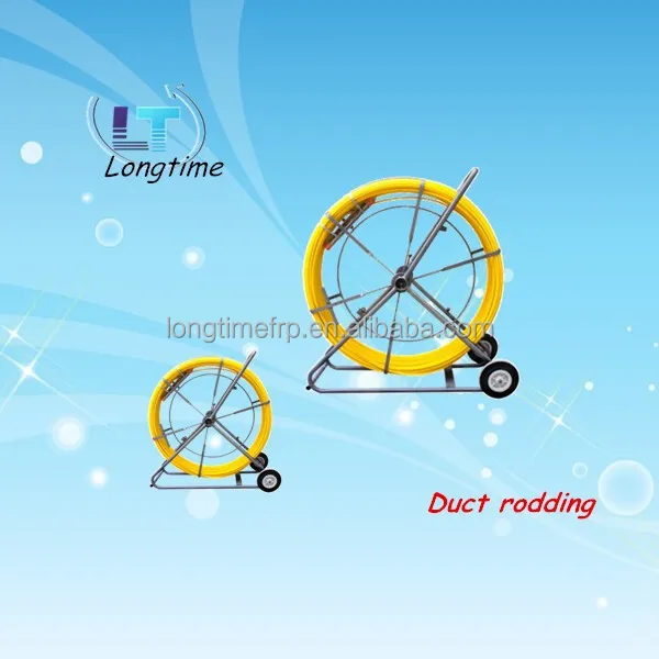 Птфэ стекловолокна канал rodders | кабельные трактор для трубопровод | гибкость стекловолокна стержень