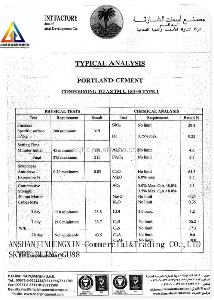 
GROUND GRANULATED BLAST FURNACE slag powder GGBS S95 