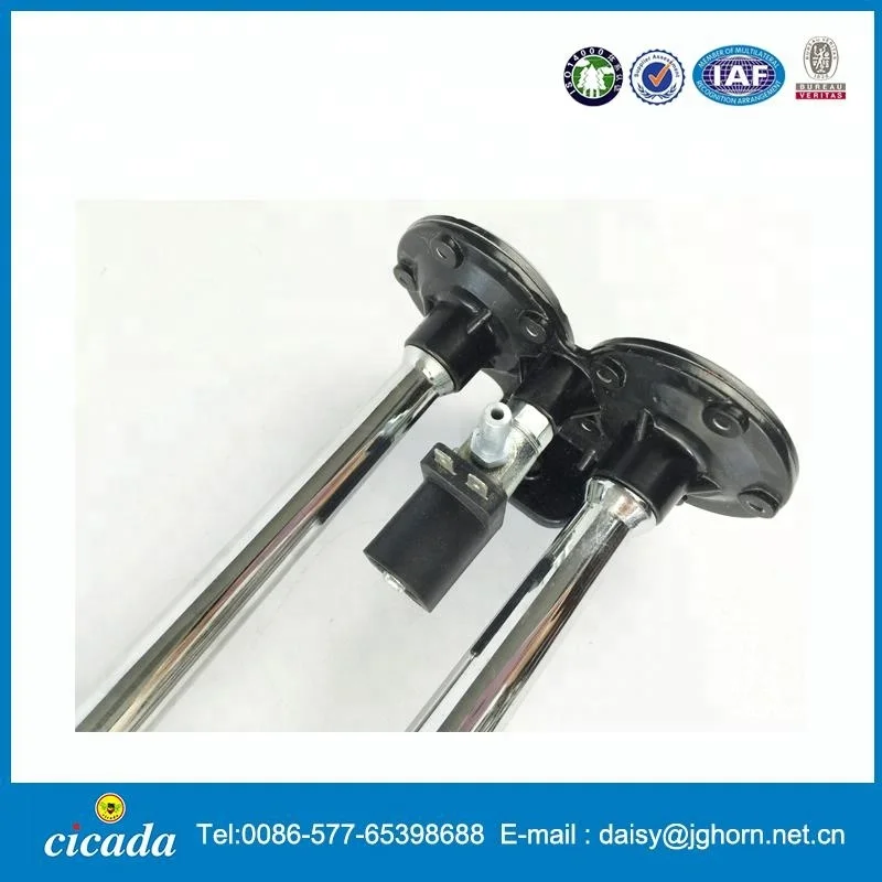 Dual long trumpets Seger air horn for truck