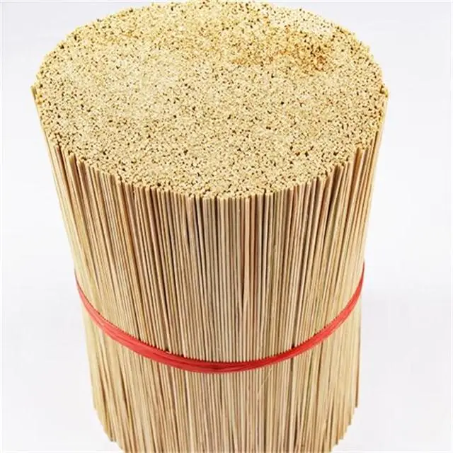 2017 China AAA grade round dry bamboo sticks for making Indian incense