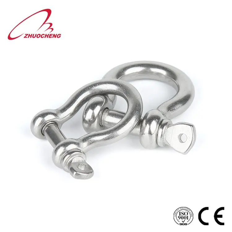 stainless steel D-shackle in fastener