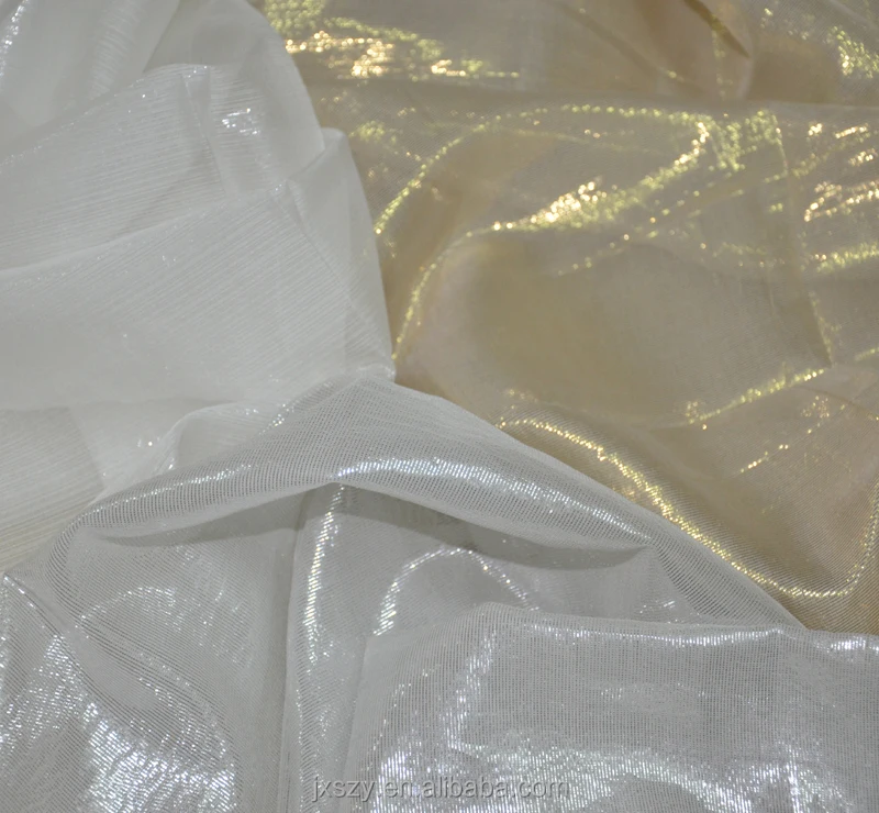 metallic lurex silk fabric