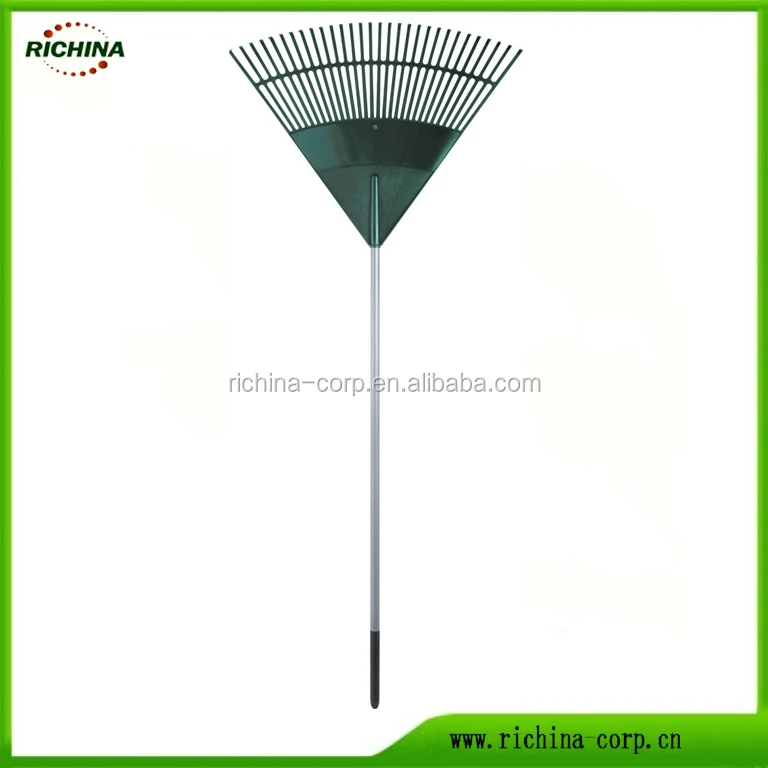 
30 teeth, plastic head, steel tube handle with soft grip, Leaf Rake 