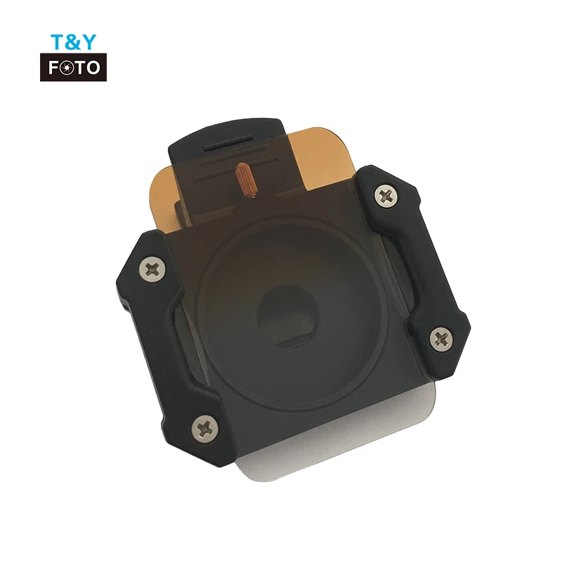 Square cell phone filter holder + gradual orange+grad glass+37 mm Mobile phone holder for mobile phone