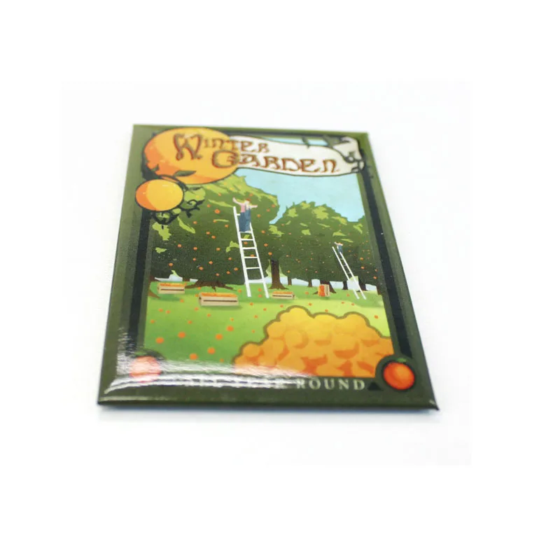 Custom Rectangular Scenery Fridge Magnet Refrigerator Magnet