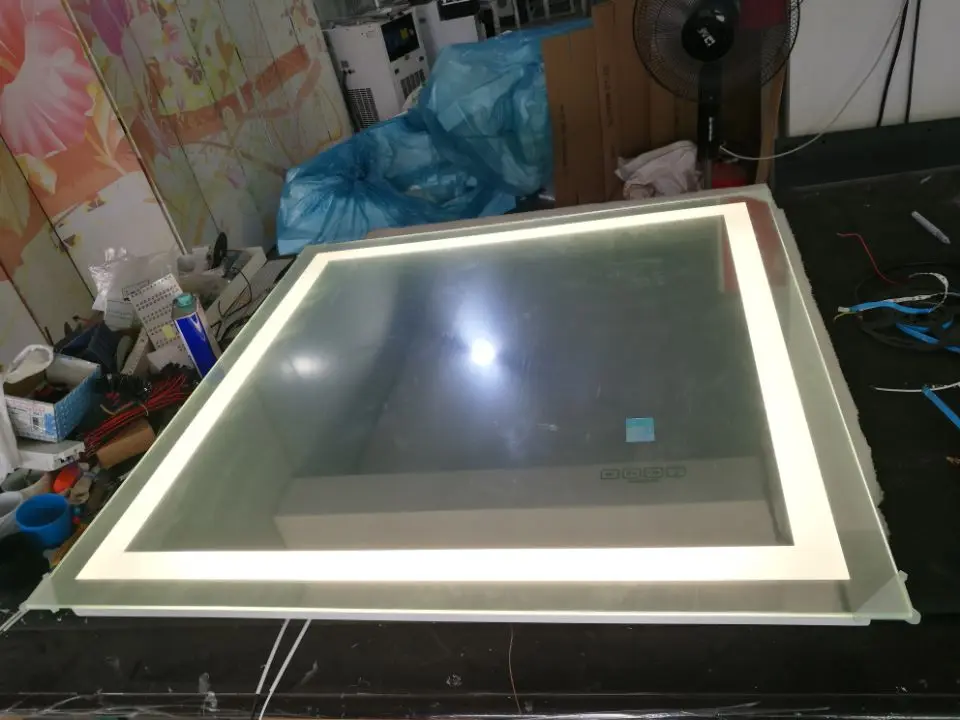 Hot Sale Modern Bathroom LED Backlit  Mirror With Magnifier