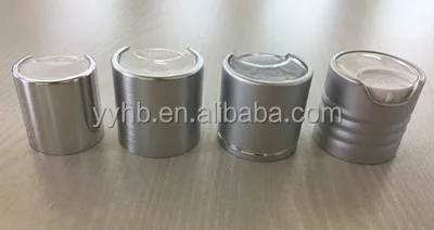 
24/410 aluminum disc top cap silver alu cap bottle cap 
