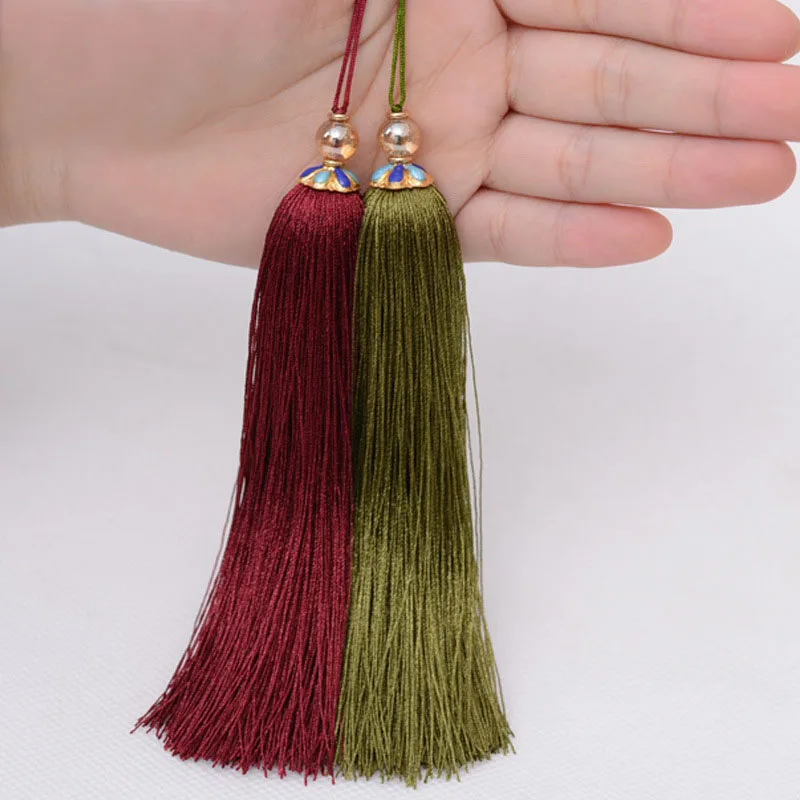 LONGJIE 13 см занавески с кисточками красочные занавески кисточки с хрустальными бусинами