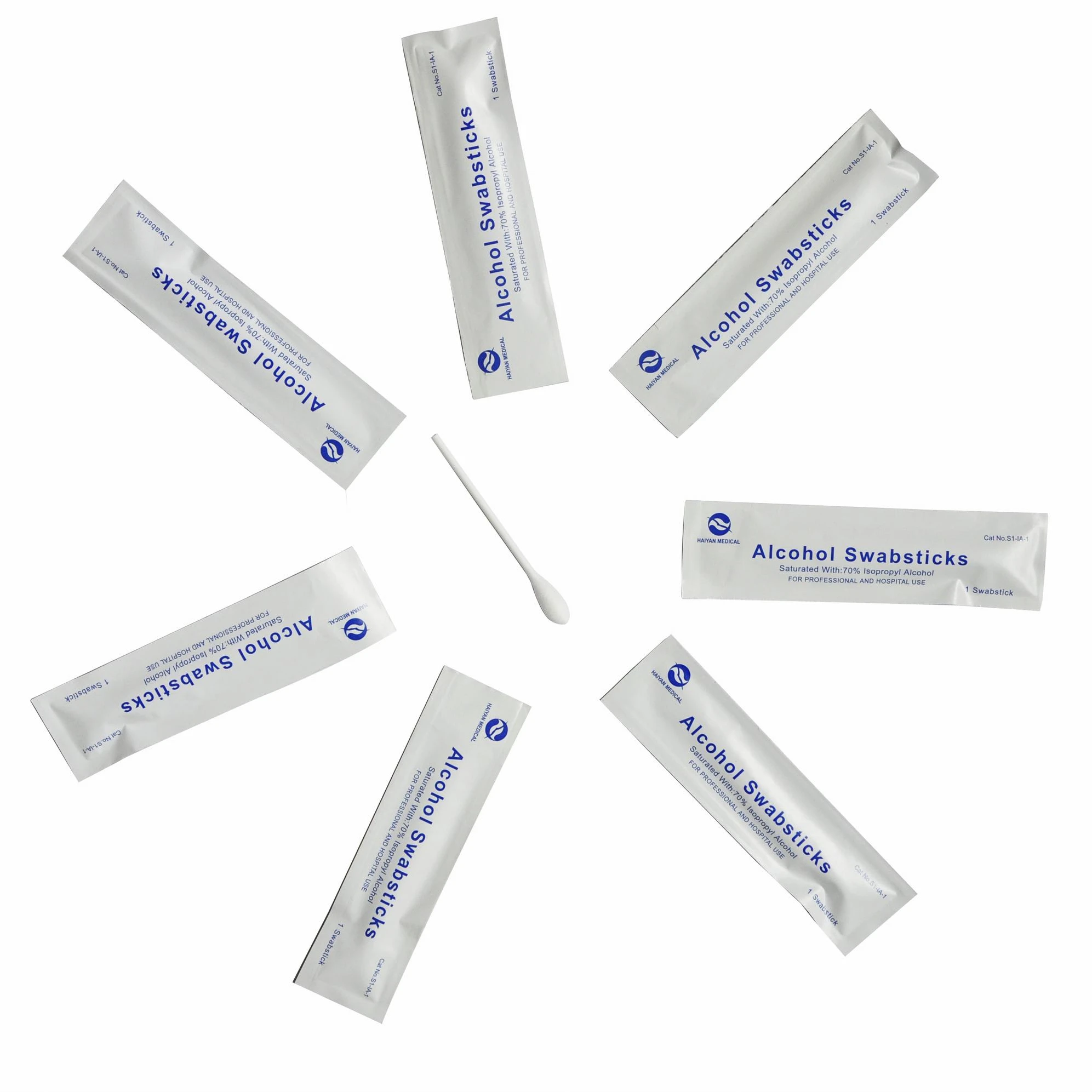 Антисептические изопропиловые спиртовые палочки, медицинские одноразовые палочки