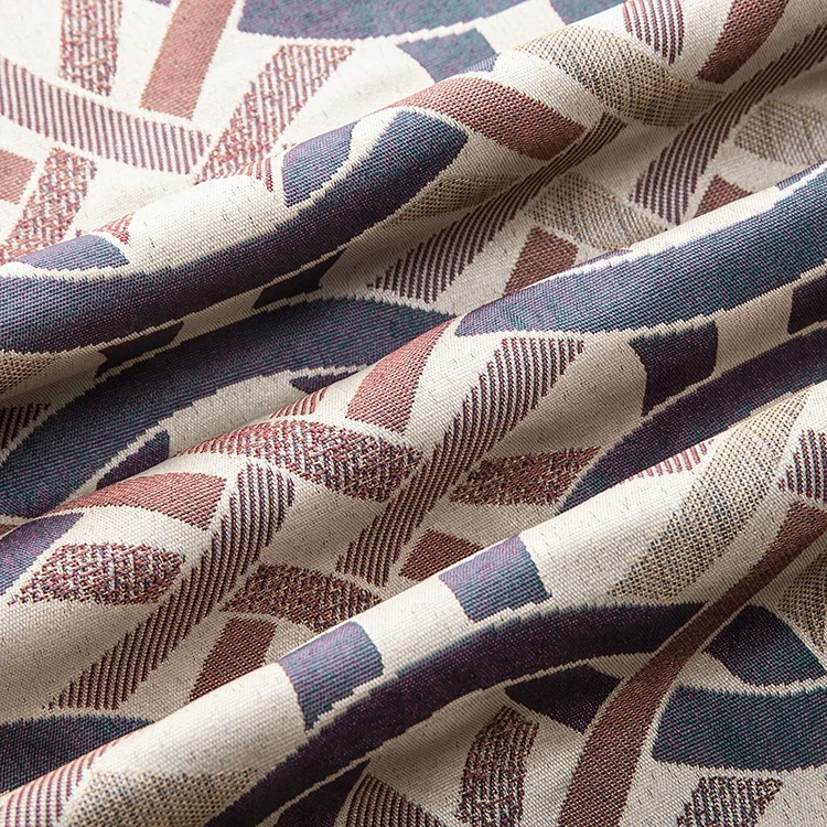 Polyester Cotton Jacquard Fabric And Factory Custom Woven Sofa Cover Fabric Sofa Bed Jacquard Turkish Sofa Fabric