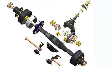 
1 China truck 2 speed 7.2 ton rear axle 