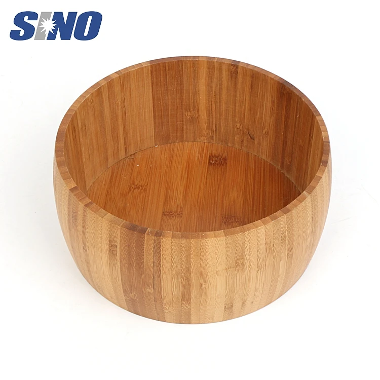 Bamboo Salad Mix Bowl Set Of 3 Chinese For Sale Bamboo Salad Mix Bowl